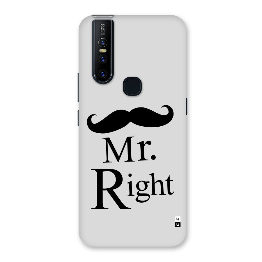 Mr. Right. Back Case for Vivo V15