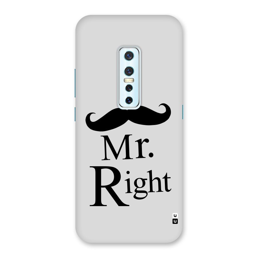 Mr. Right. Back Case for Vivo V17 Pro