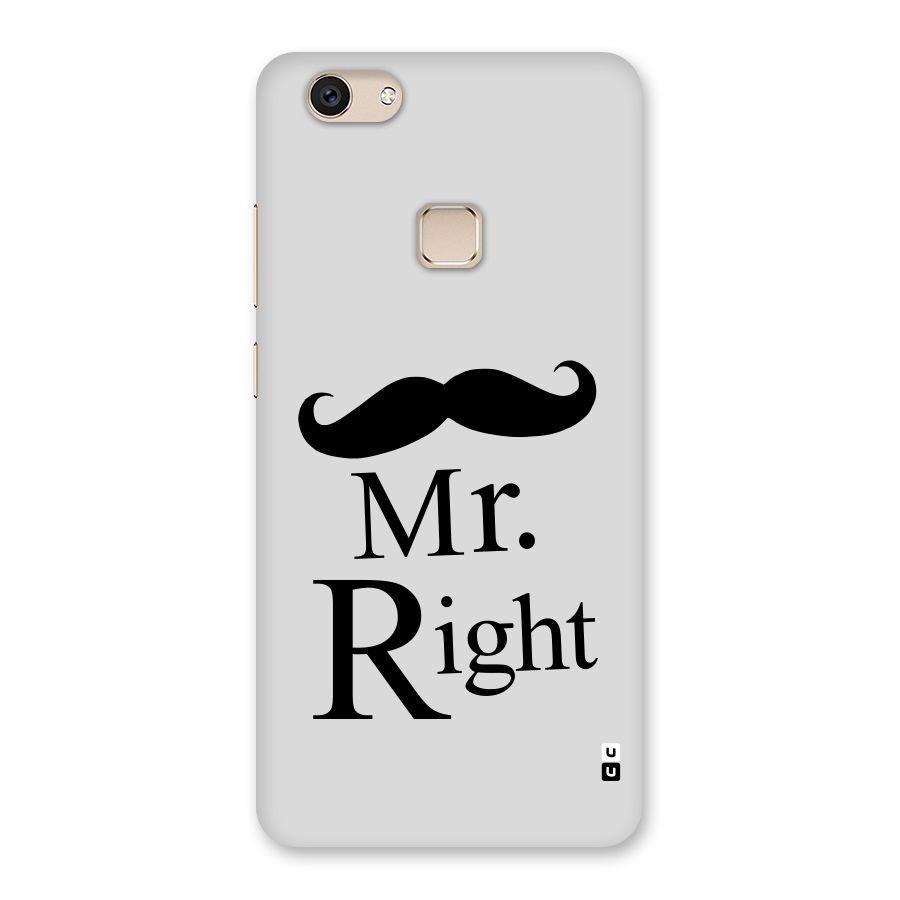 Mr. Right. Back Case for Vivo V7