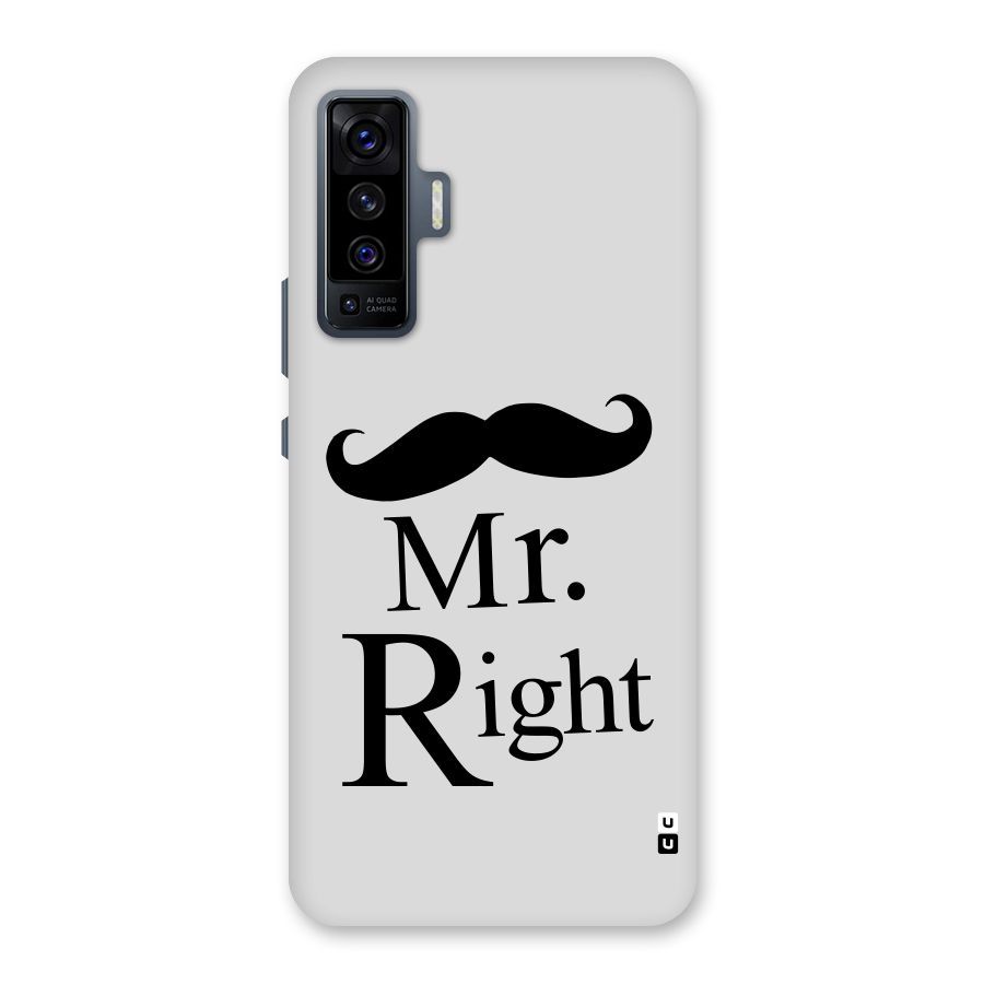 Mr. Right. Back Case for Vivo X50