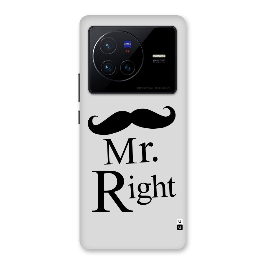Mr. Right. Back Case for Vivo X80