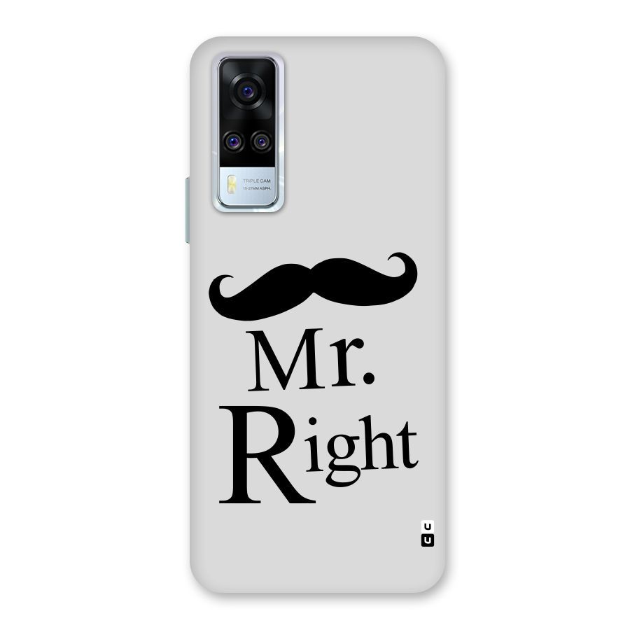 Mr. Right. Back Case for Vivo Y31