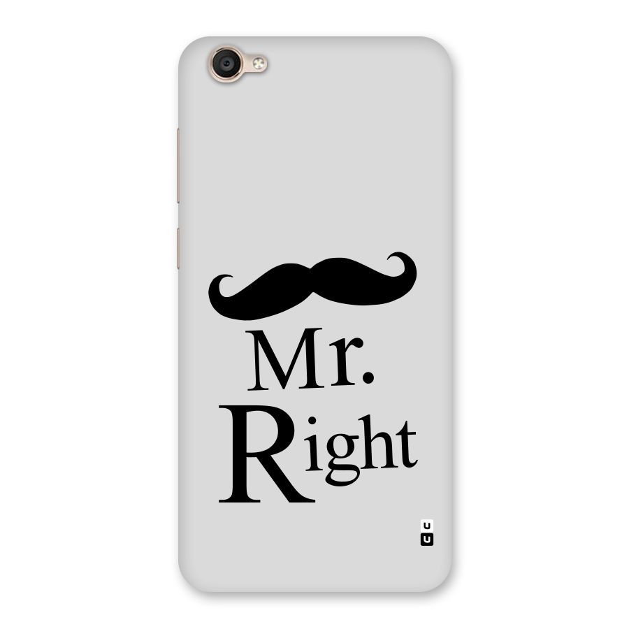 Mr. Right. Back Case for Vivo Y55s