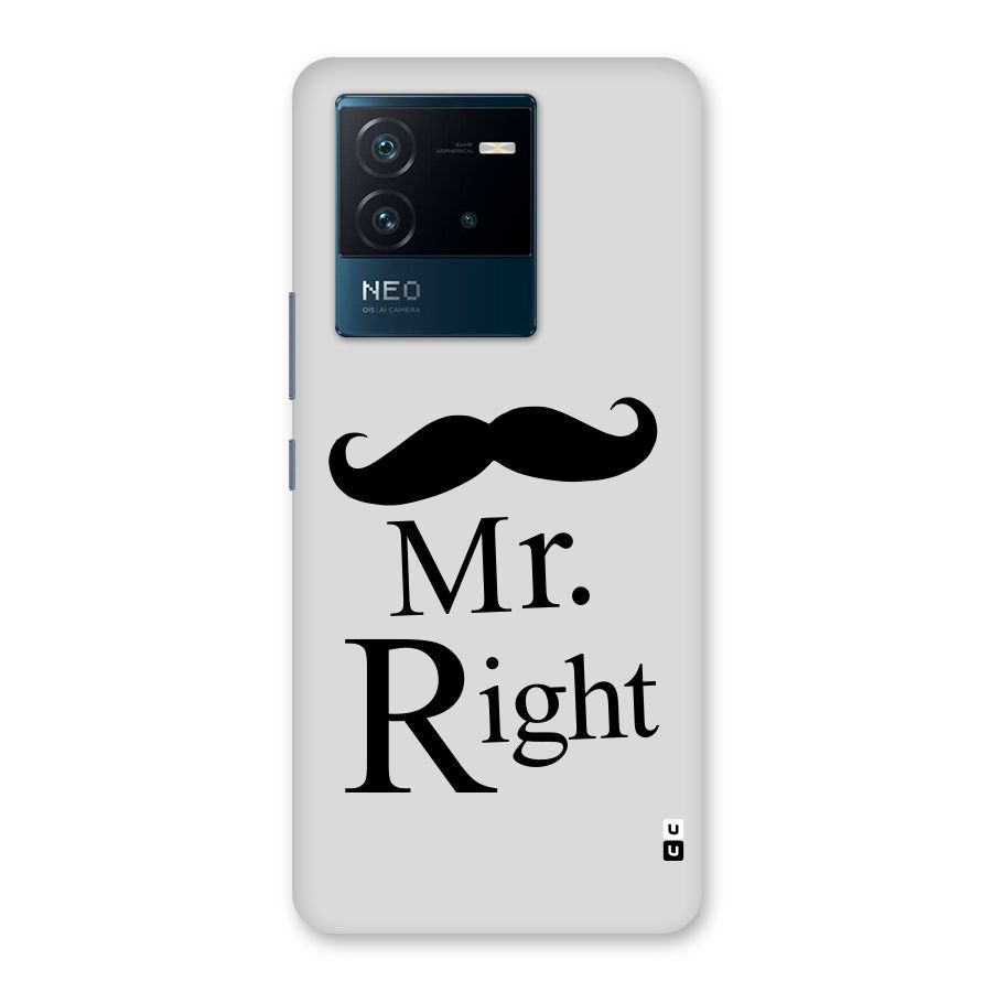 Mr. Right. Back Case for Vivo iQOO Neo 6 5G