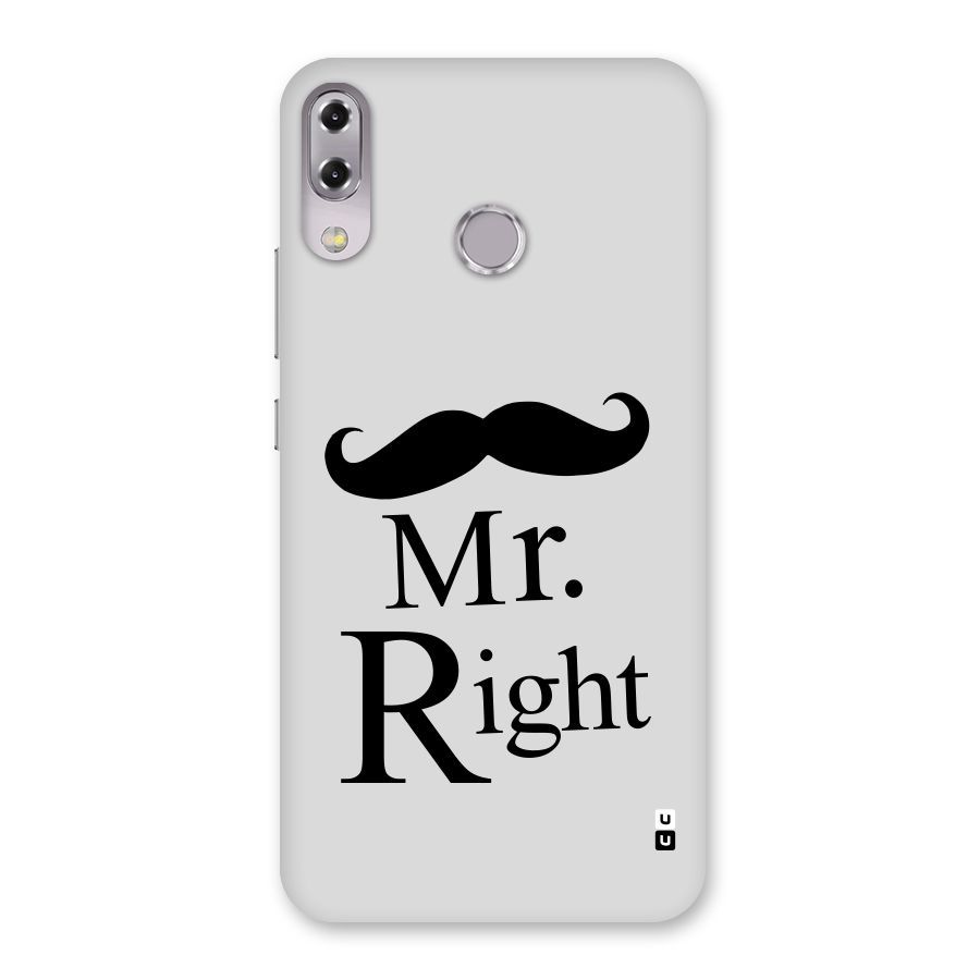 Mr. Right. Back Case for Zenfone 5Z