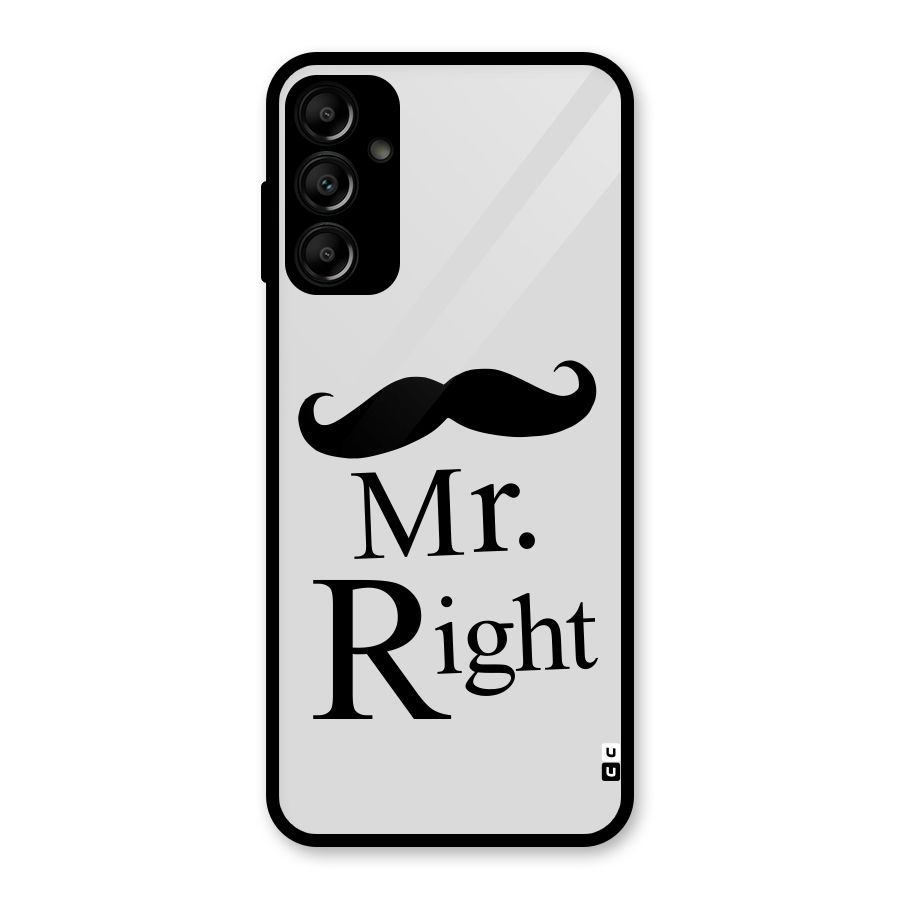 Mr. Right. Glass Back Case for Galaxy A14 5G