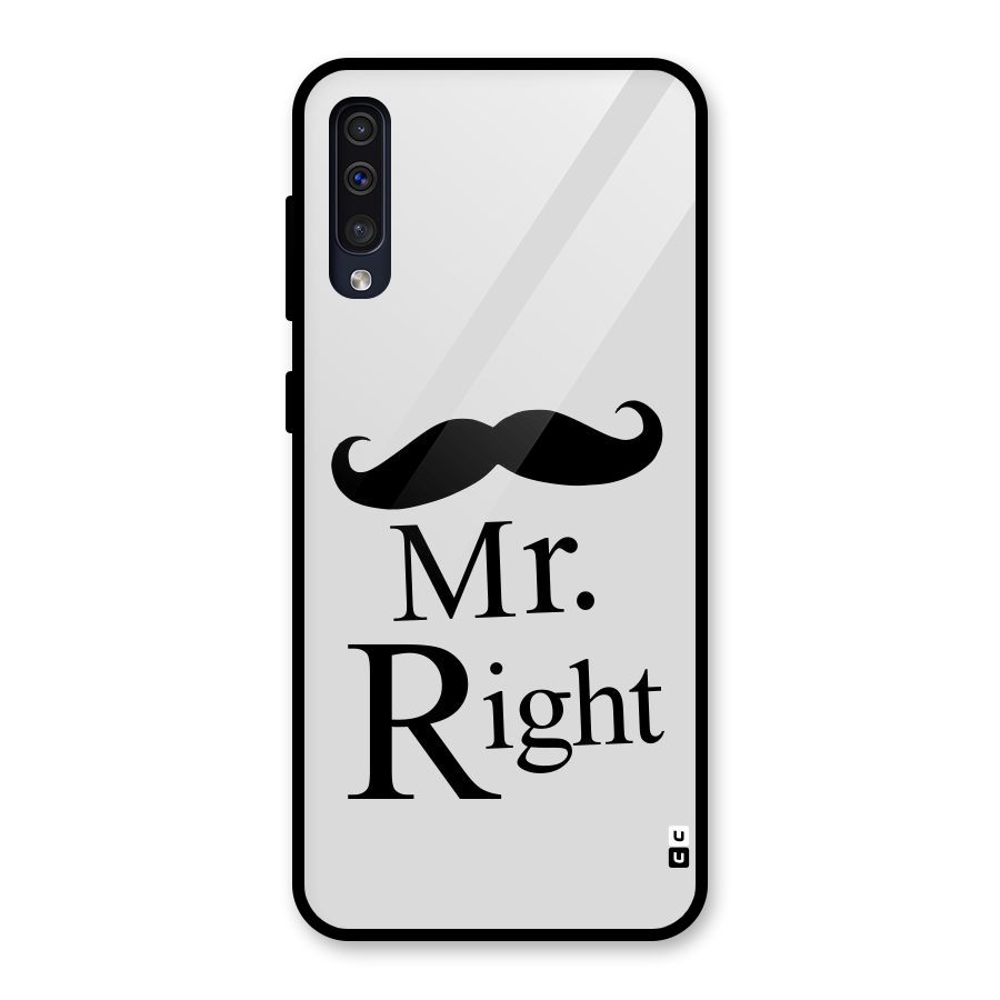 Mr. Right. Glass Back Case for Galaxy A30s