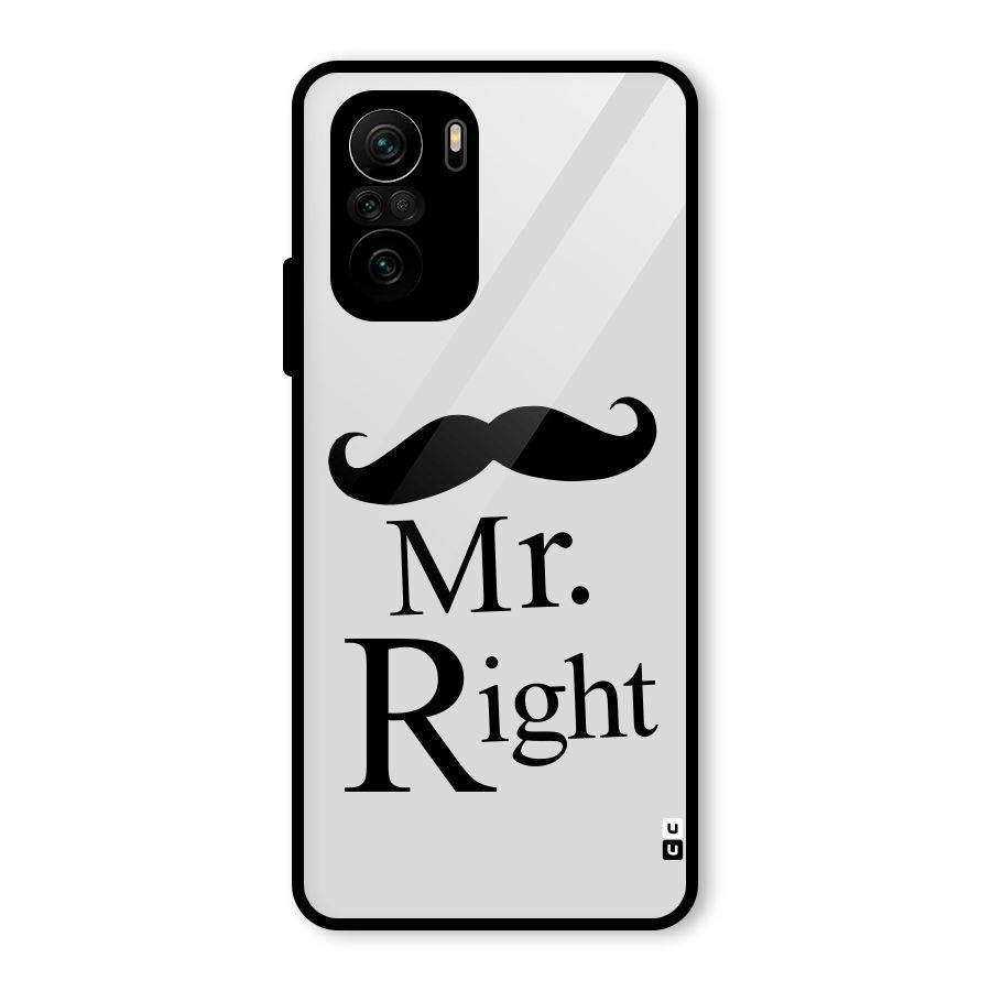 Mr. Right. Glass Back Case for Mi 11x