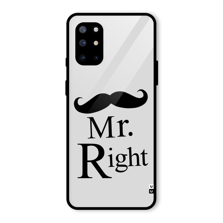 Mr. Right. Glass Back Case for OnePlus 8T