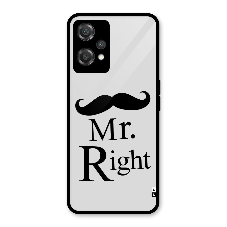Mr. Right. Glass Back Case for OnePlus Nord CE 2 Lite 5G