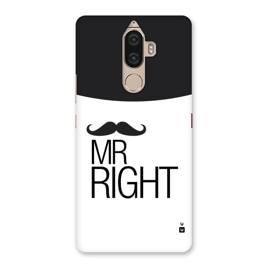 Mr. Right Moustache Back Case for Lenovo K8 Note
