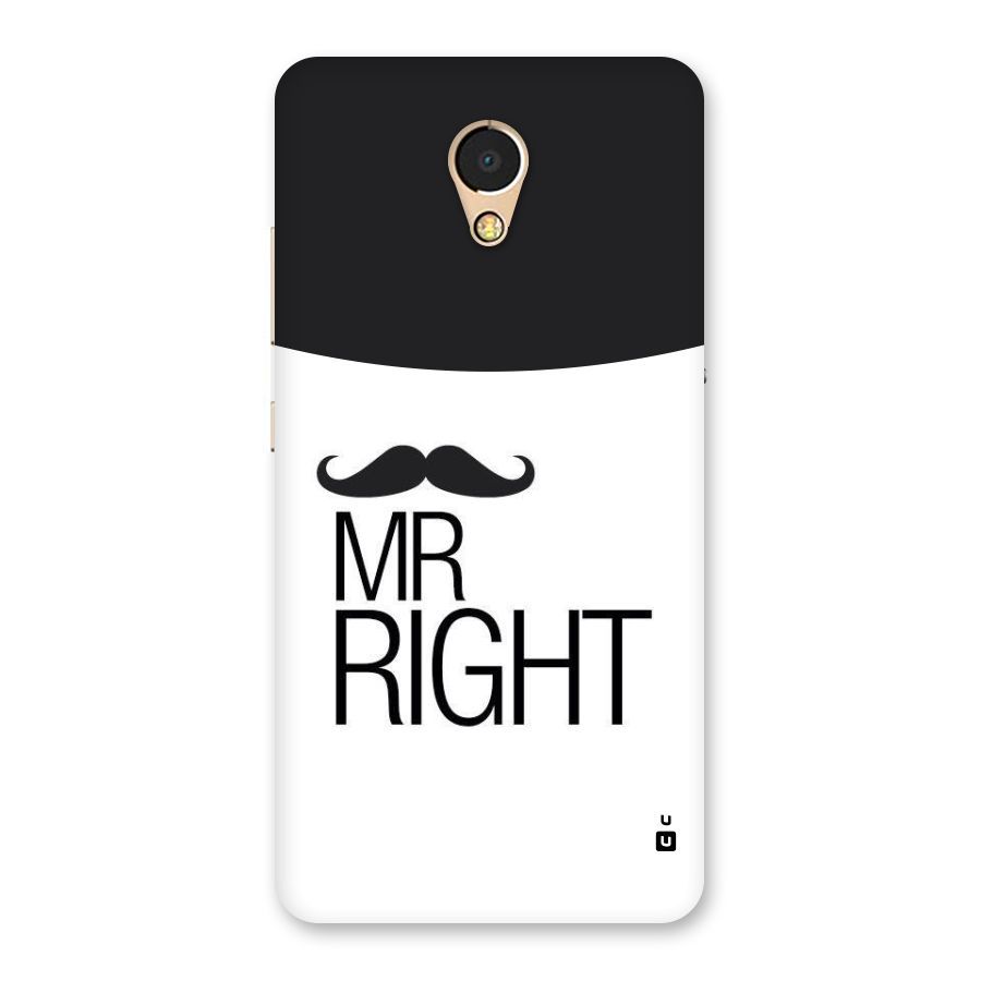 Mr. Right Moustache Back Case for Lenovo P2