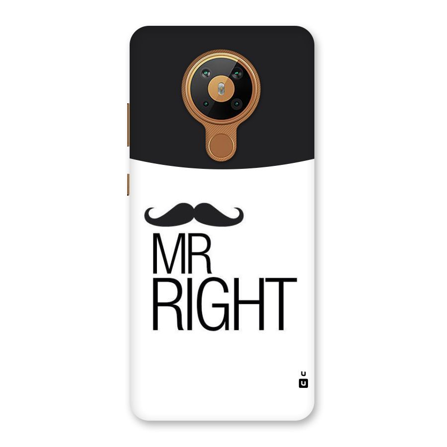 Mr. Right Moustache Back Case for Nokia 5.3