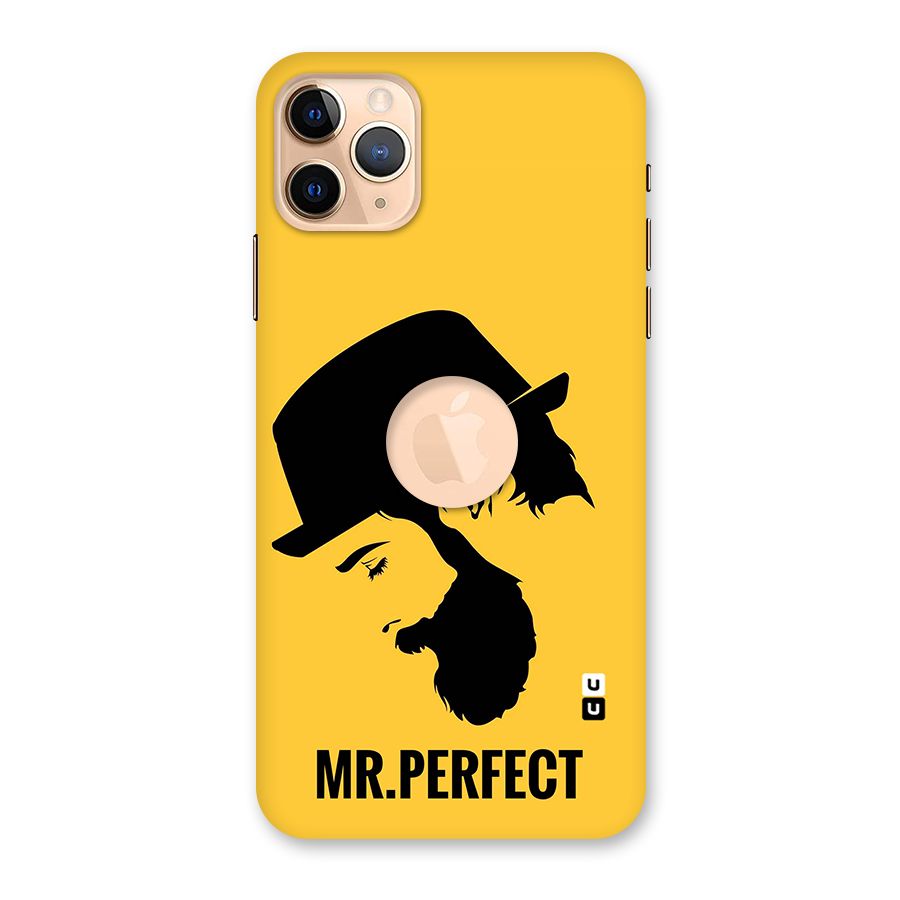 Mr Perfect Back Case for iPhone 11 Pro Max Logo Cut