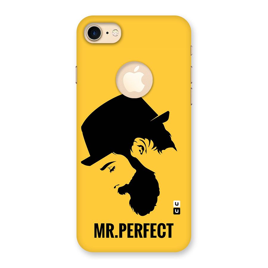 Mr Perfect Back Case for iPhone 7 Logo Cut