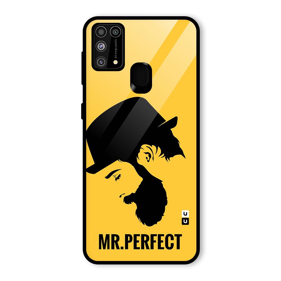 Mr Perfect Glass Back Case for Galaxy F41