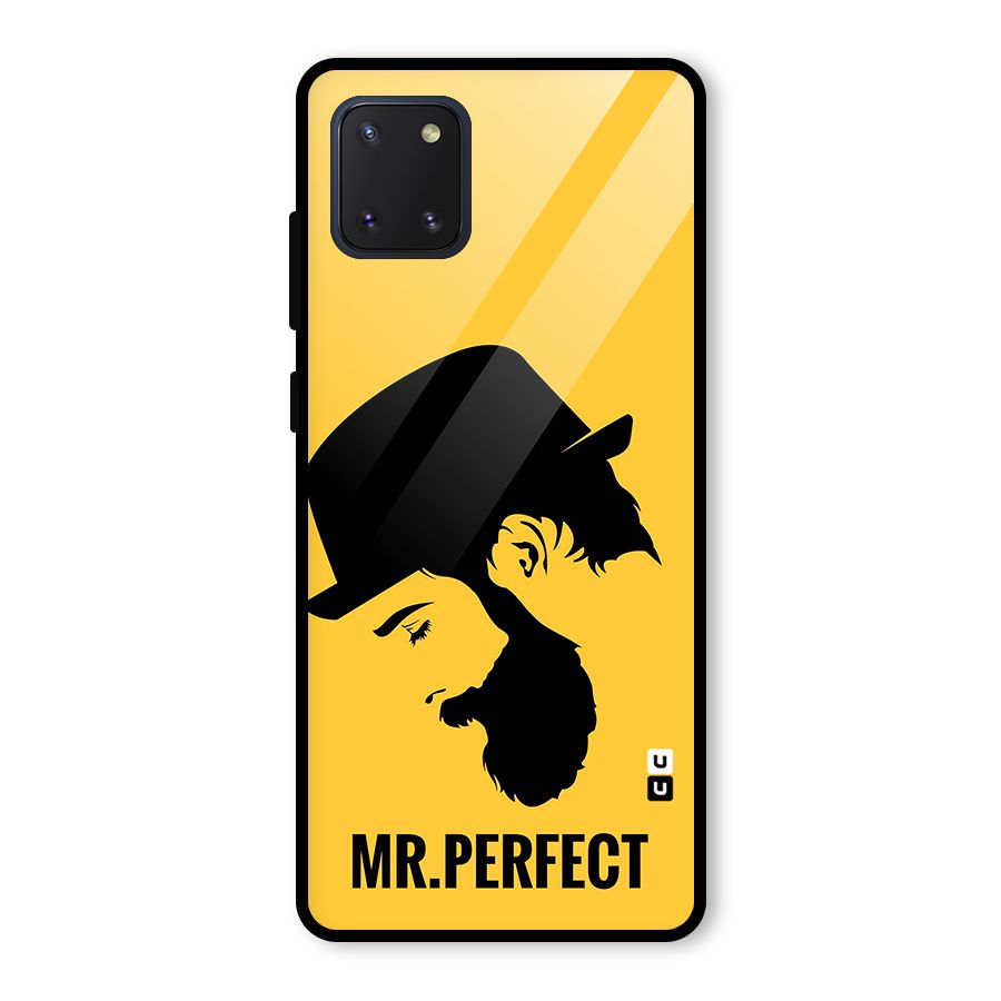 Mr Perfect Glass Back Case for Galaxy Note 10 Lite
