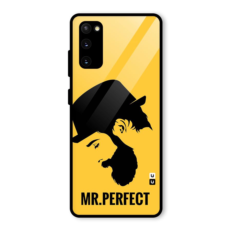 Mr Perfect Glass Back Case for Galaxy S20 FE 5G