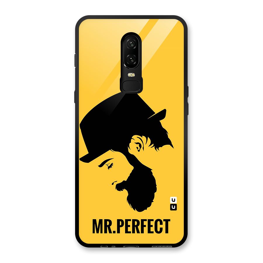 Mr Perfect Glass Back Case for OnePlus 6