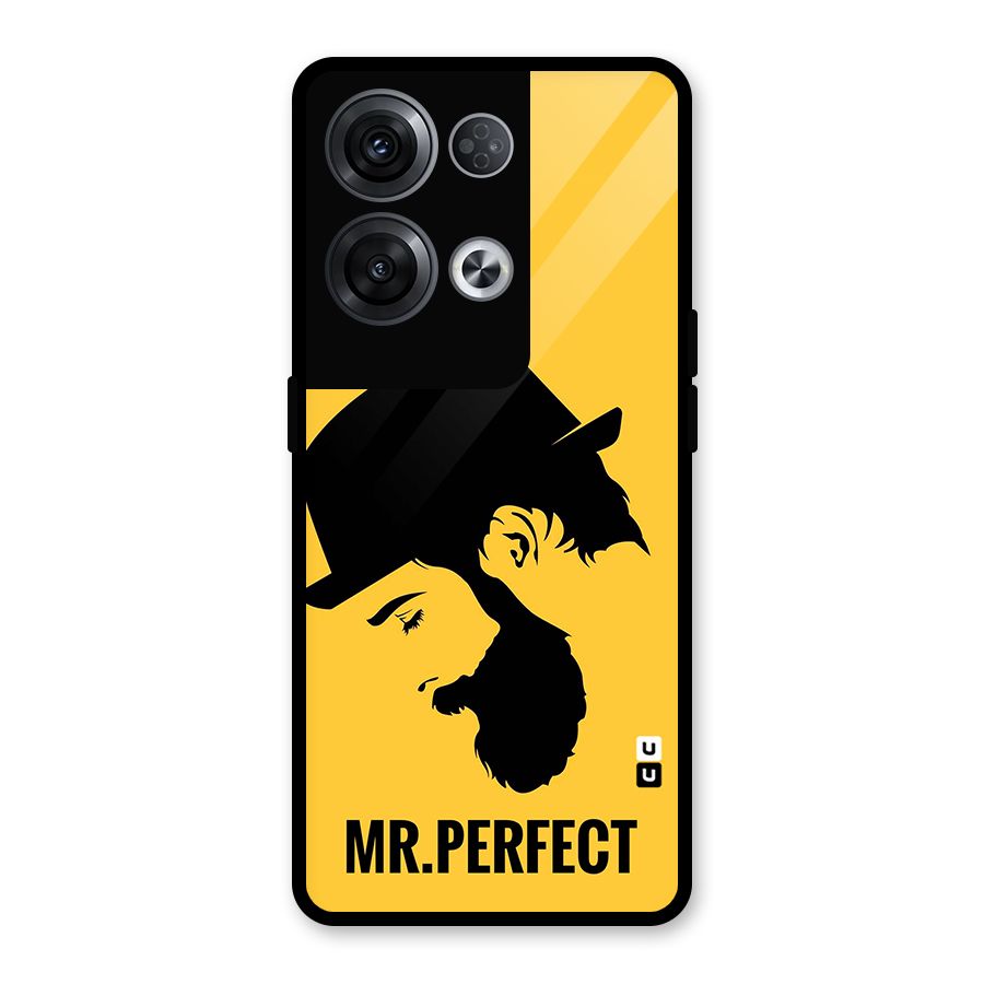 Mr Perfect Glass Back Case for Oppo Reno8 Pro 5G