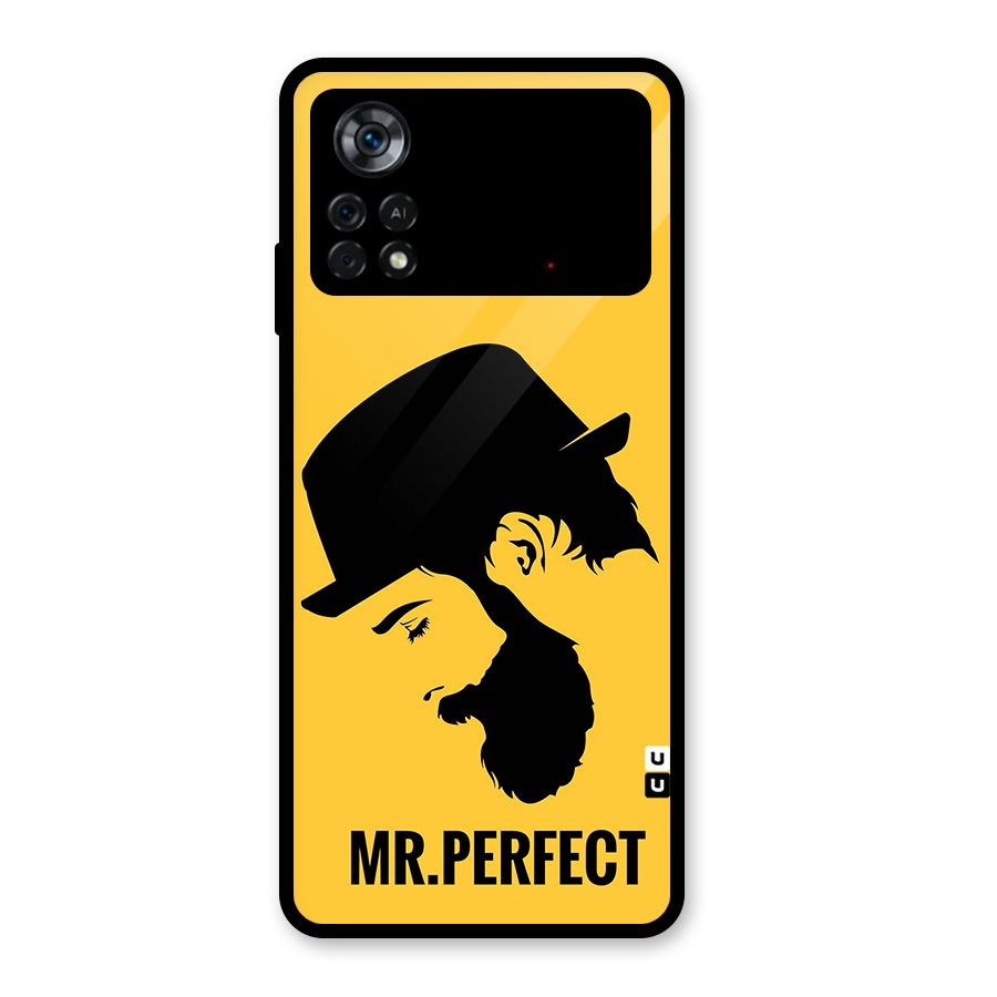 Mr Perfect Glass Back Case for Poco X4 Pro 5G