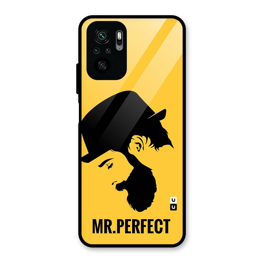 Mr Perfect Glass Back Case for Redmi Note 10S