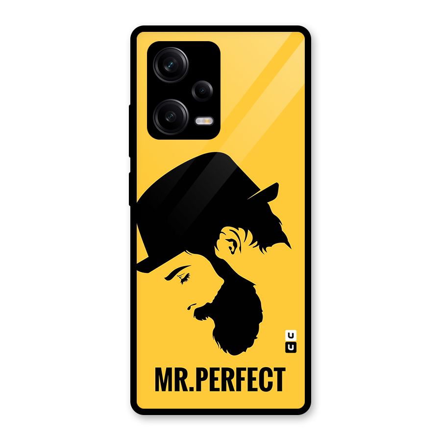 Mr Perfect Glass Back Case for Redmi Note 12 Pro