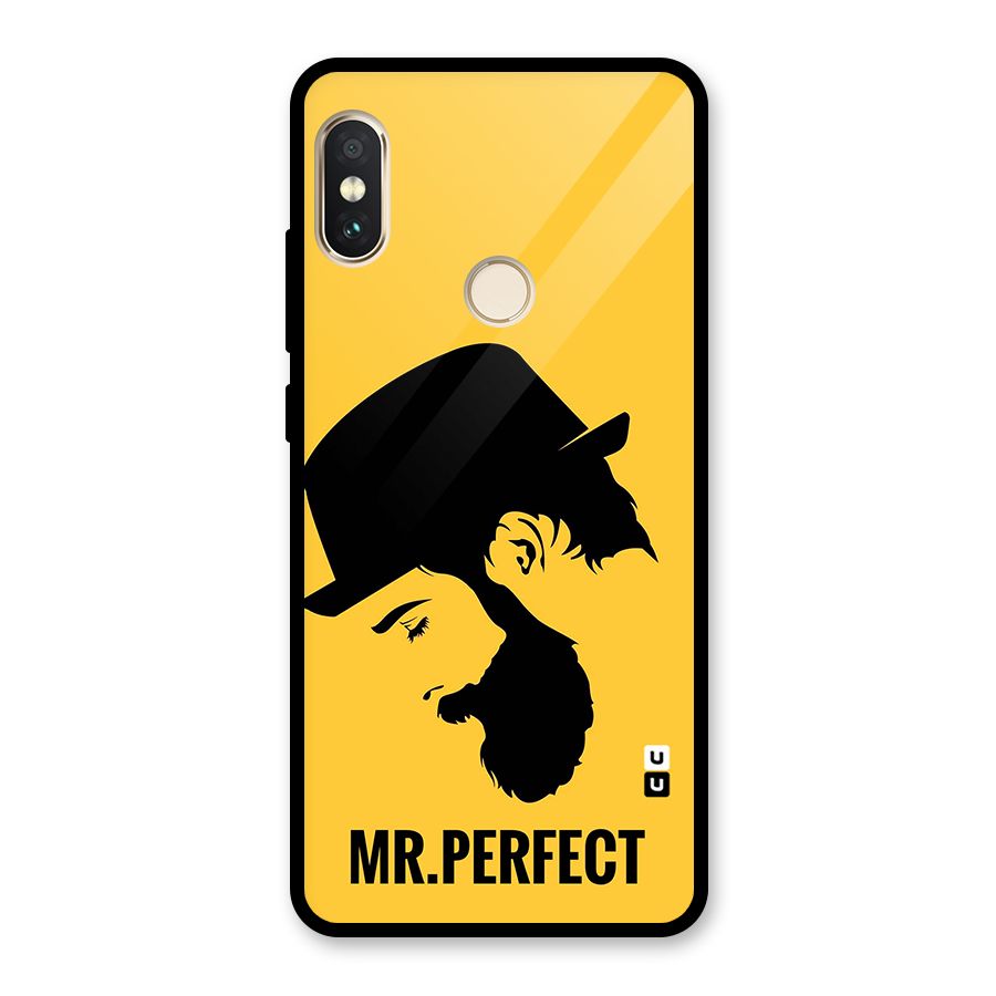 Mr Perfect Glass Back Case for Redmi Note 5 Pro