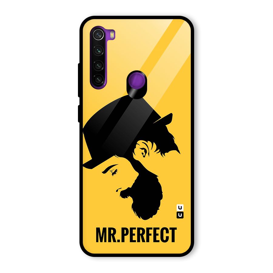 Mr Perfect Glass Back Case for Redmi Note 8
