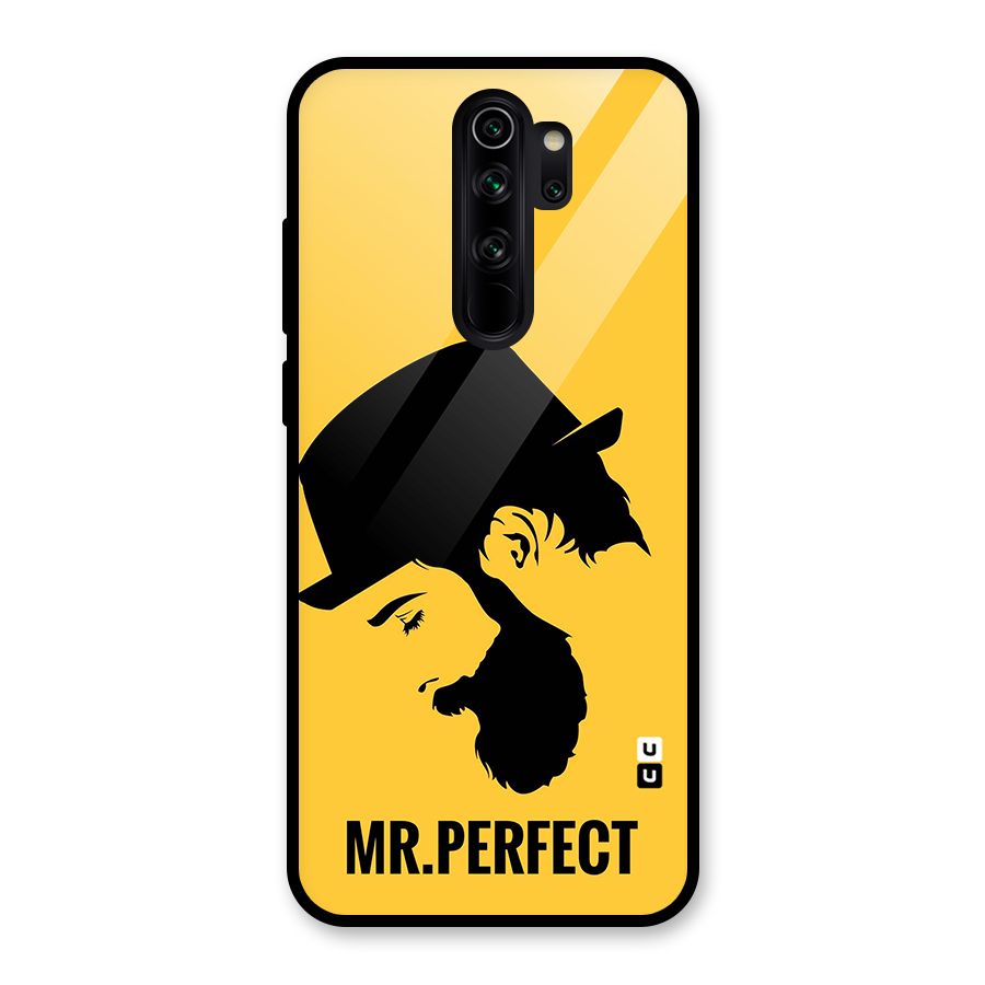 Mr Perfect Glass Back Case for Redmi Note 8 Pro