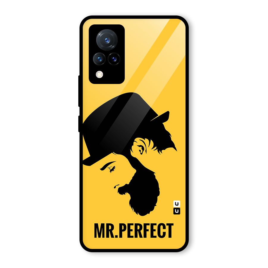 Mr Perfect Glass Back Case for Vivo V21 5G