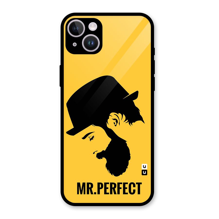 Mr Perfect Glass Back Case for iPhone 14 Plus