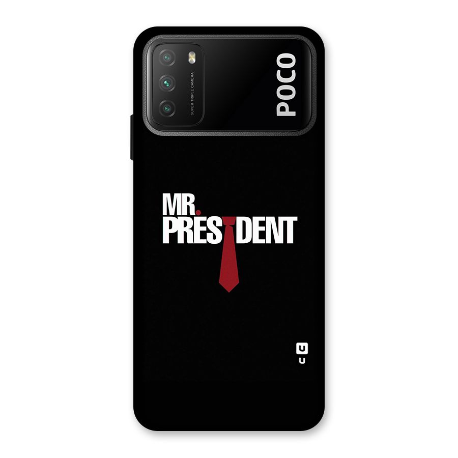 Mr President Back Case for Poco M3