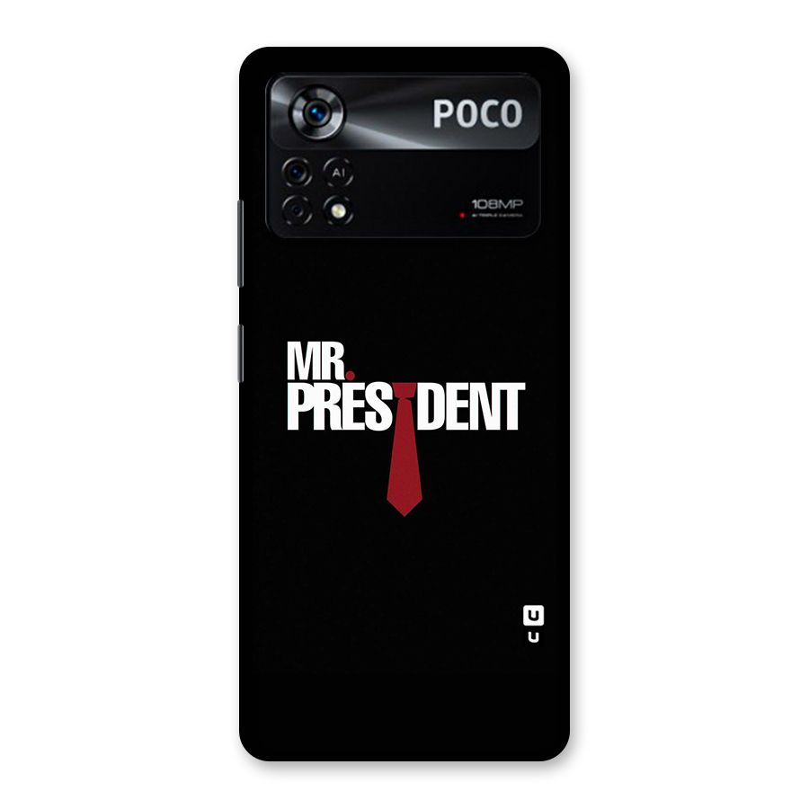 Mr President Back Case for Poco X4 Pro 5G