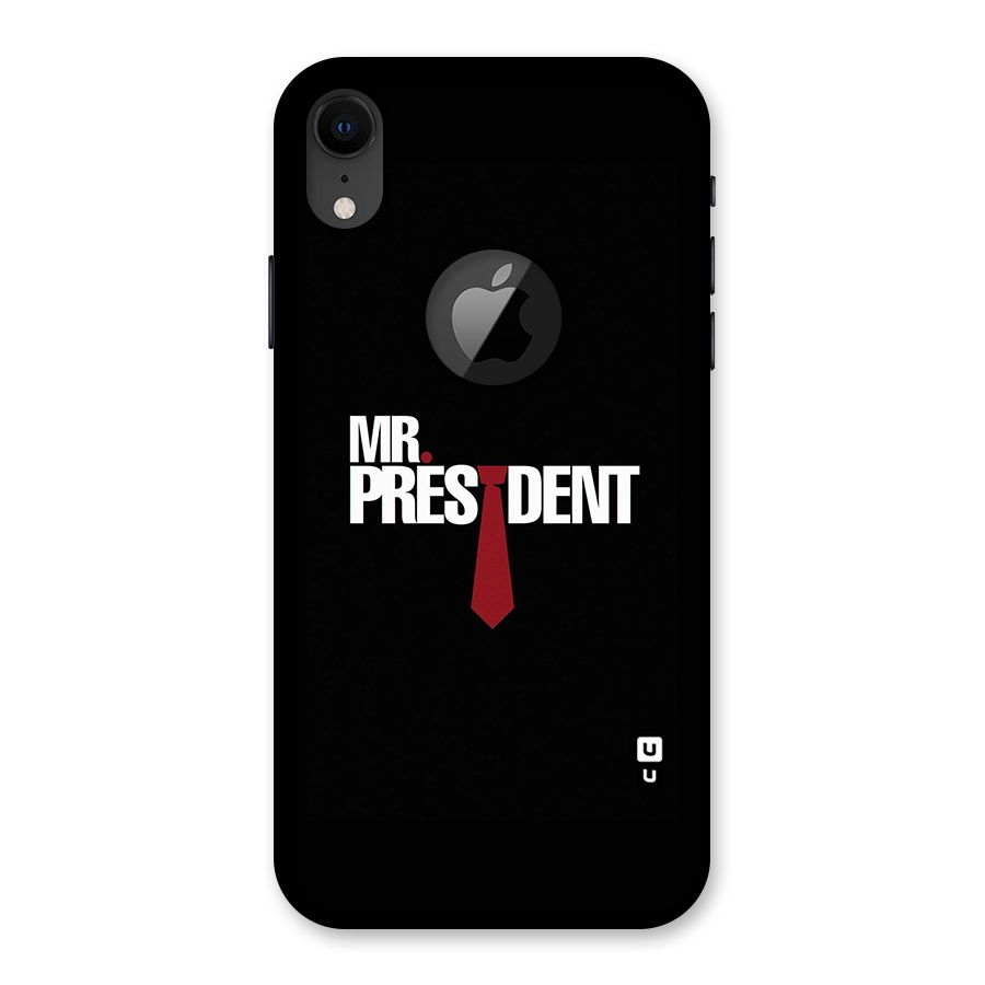 Mr President Back Case for iPhone XR Logo Cut