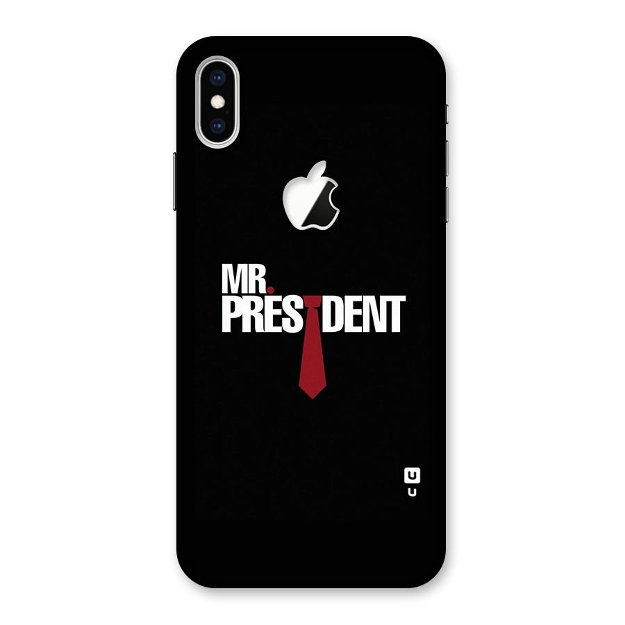 Mr President Back Case for iPhone XS Max Apple Cut