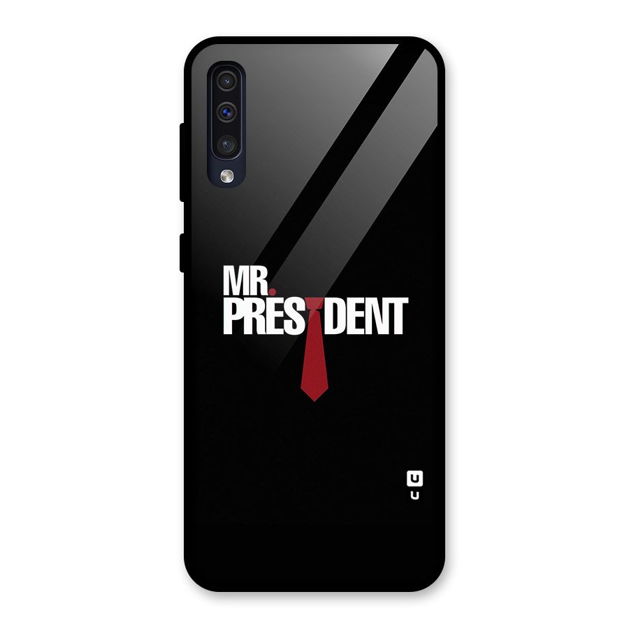 Mr President Glass Back Case for Galaxy A30s