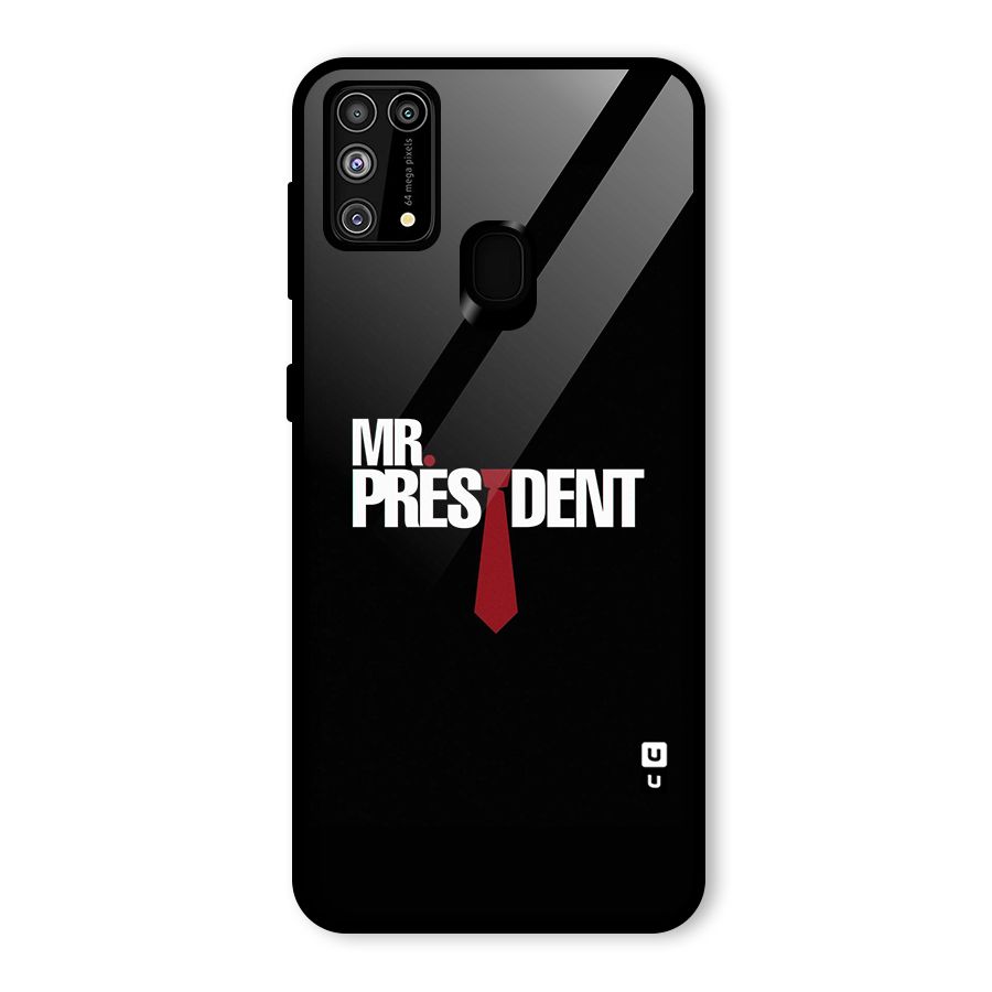 Mr President Glass Back Case for Galaxy F41