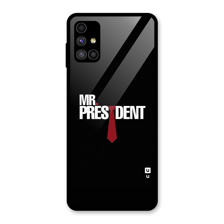 Mr President Glass Back Case for Galaxy M51