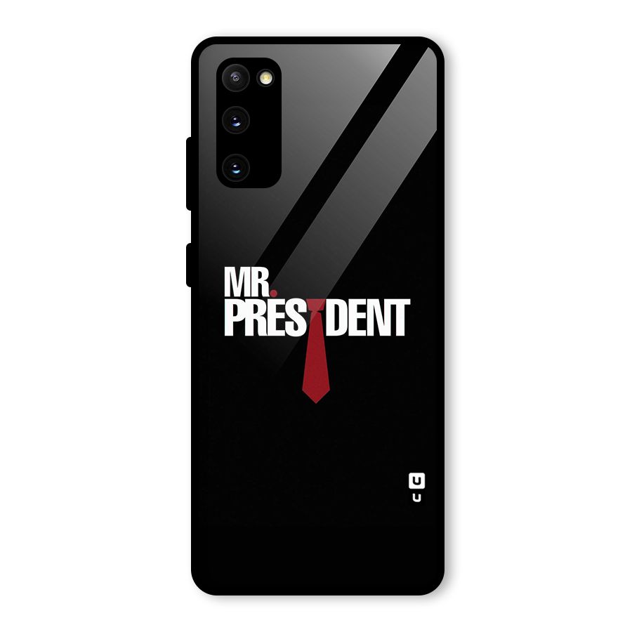 Mr President Glass Back Case for Galaxy S20 FE 5G