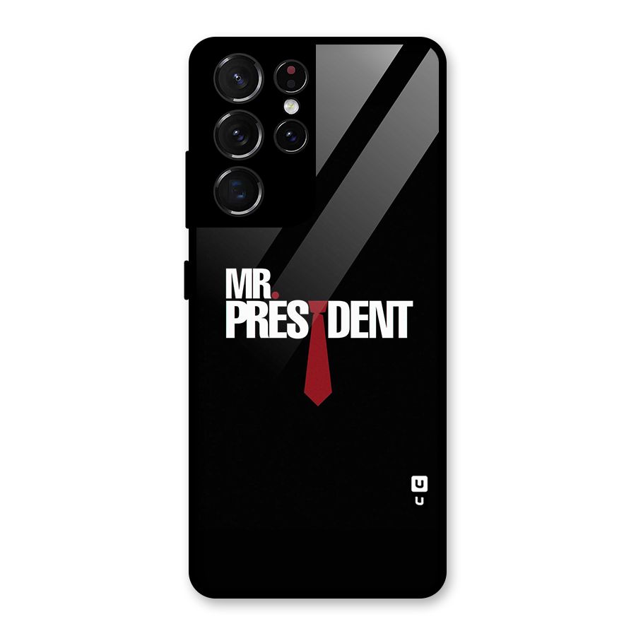 Mr President Glass Back Case for Galaxy S21 Ultra 5G
