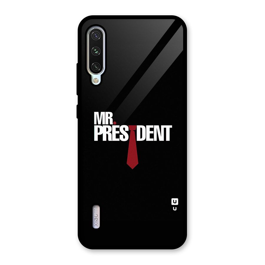 Mr President Glass Back Case for Mi A3