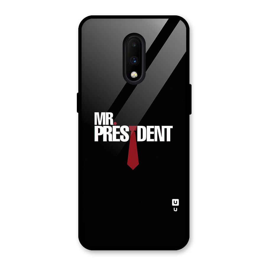 Mr President Glass Back Case for OnePlus 7