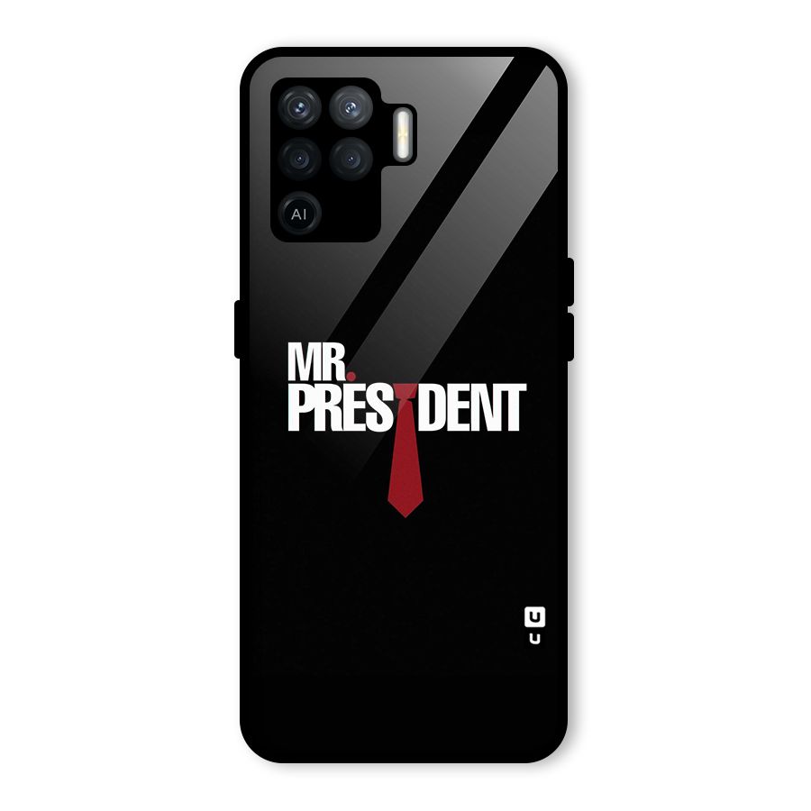 Mr President Glass Back Case for Oppo F19 Pro