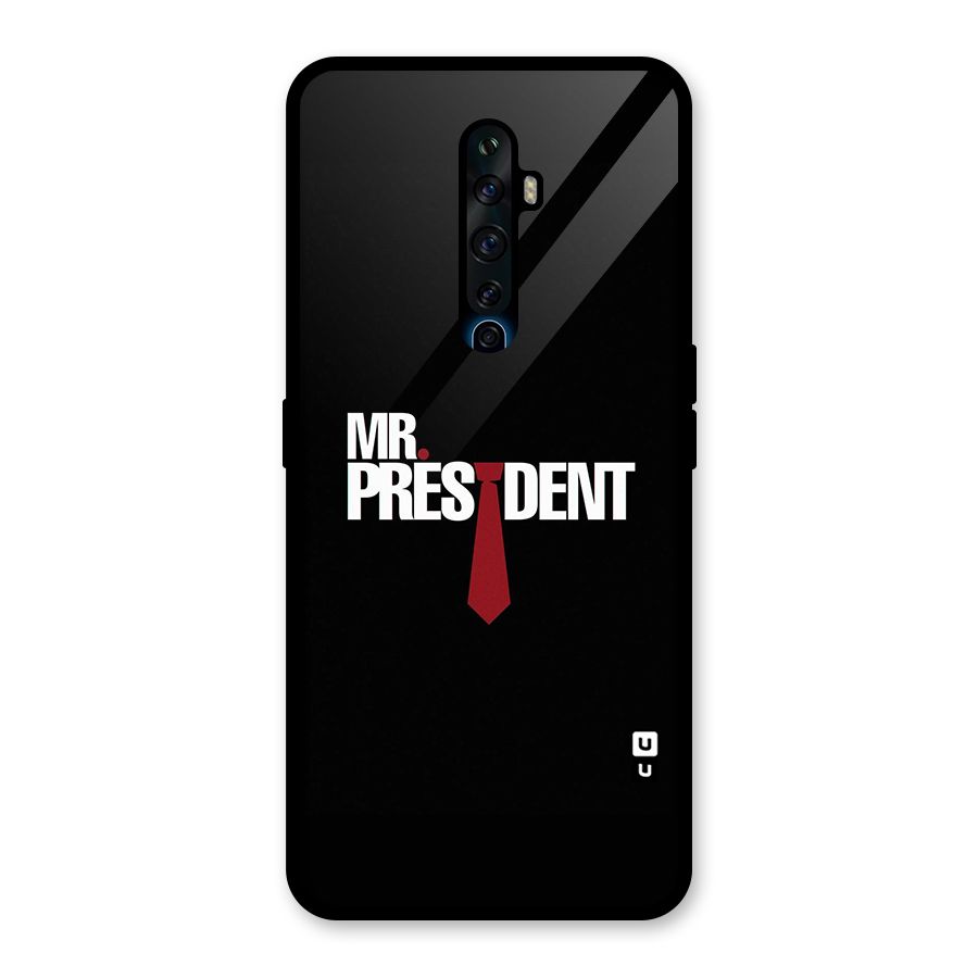 Mr President Glass Back Case for Oppo Reno2 F