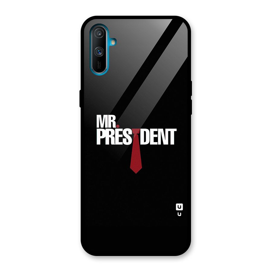 Mr President Glass Back Case for Realme C3