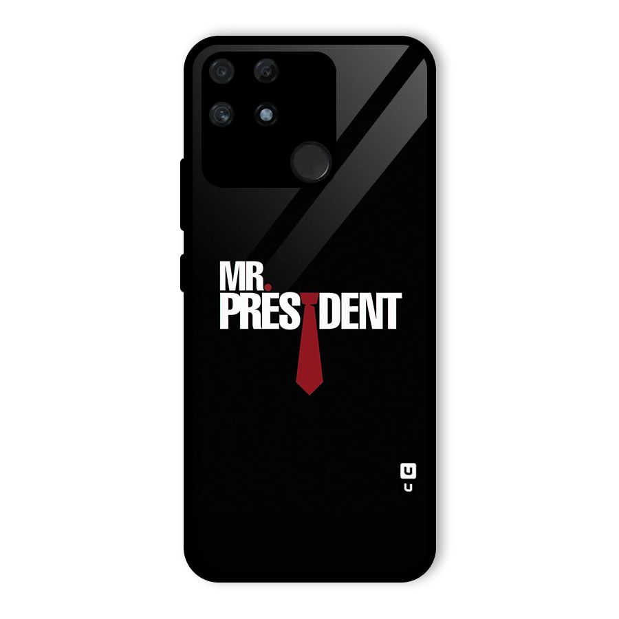 Mr President Glass Back Case for Realme Narzo 50A