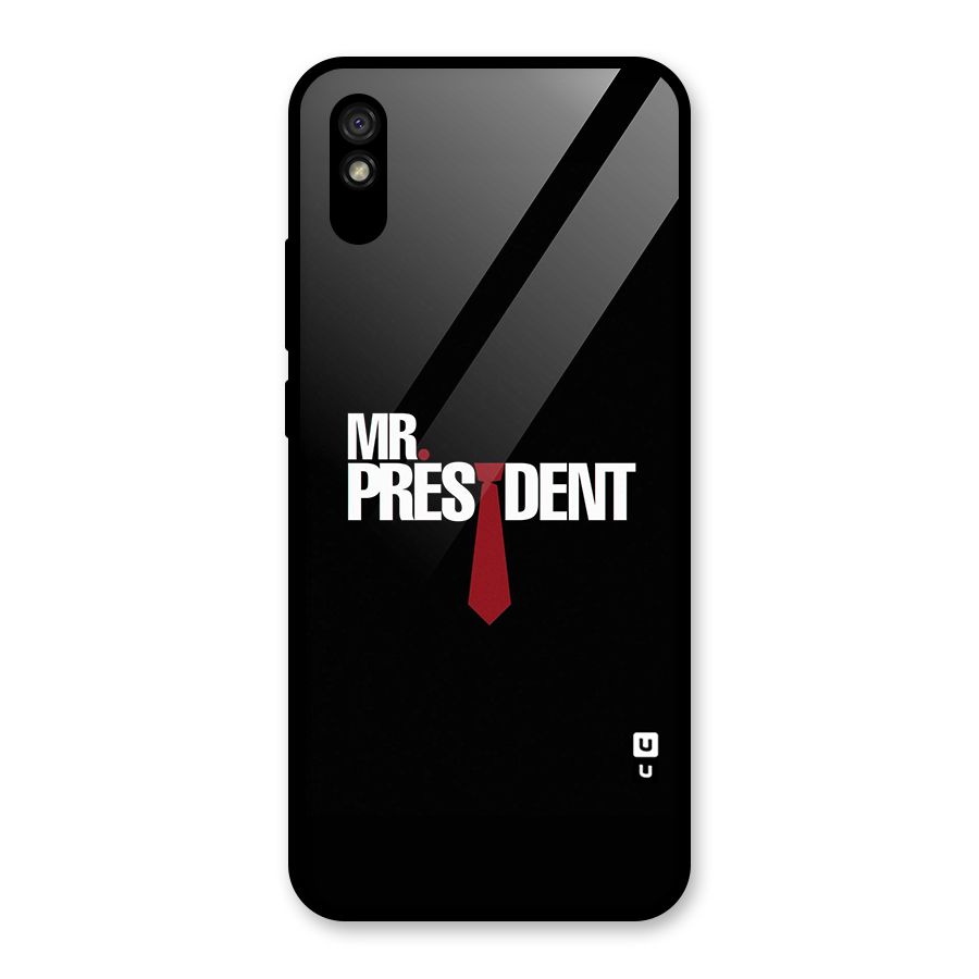 Mr President Glass Back Case for Redmi 9i