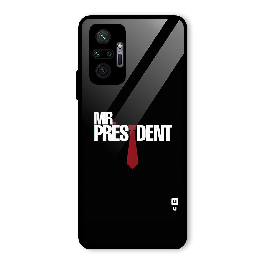 Mr President Glass Back Case for Redmi Note 10 Pro Max
