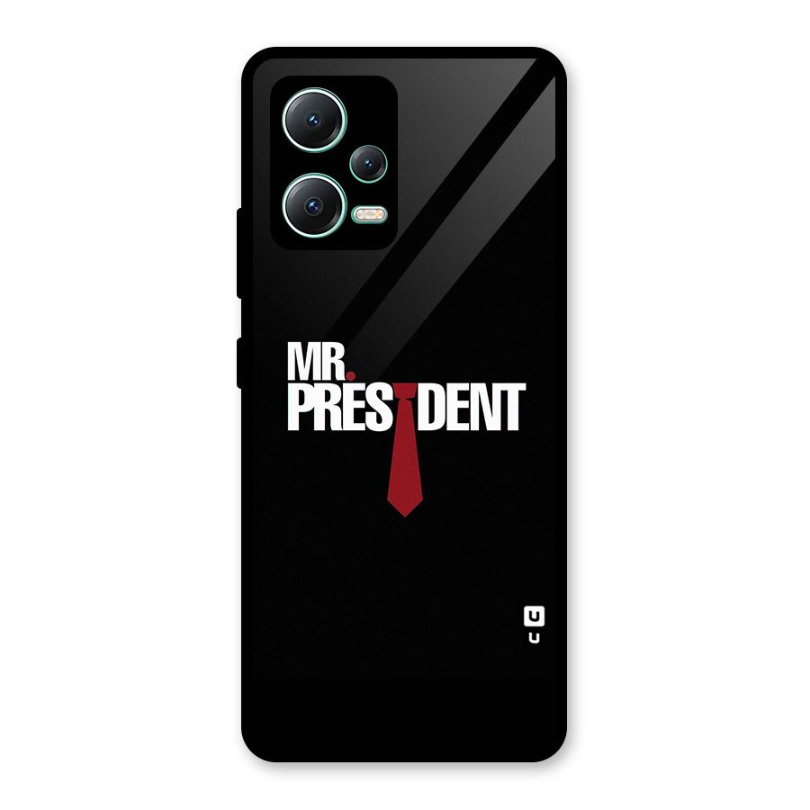 Mr President Glass Back Case for Redmi Note 12 5G